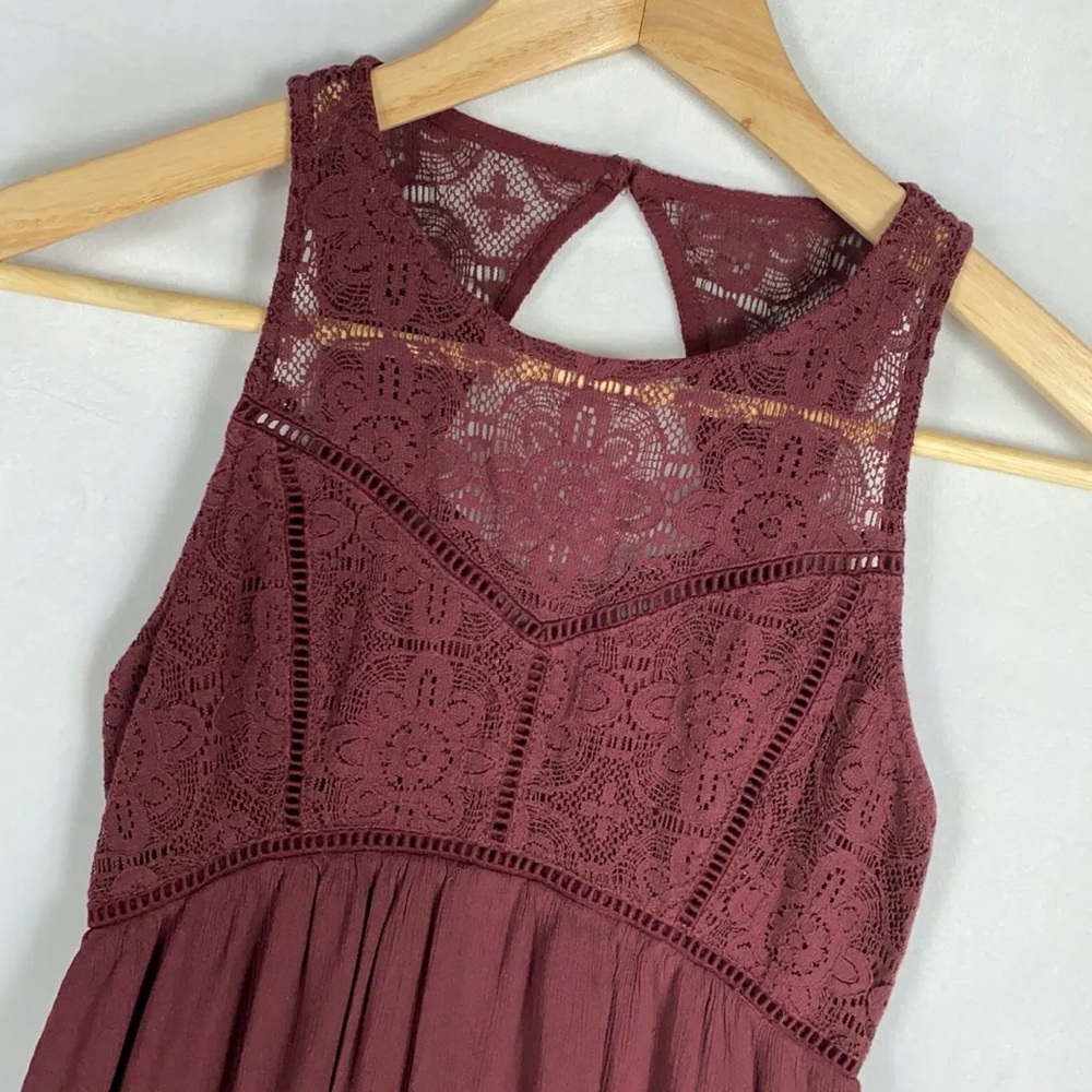 Maroon  Abercrombie & Fitch dress